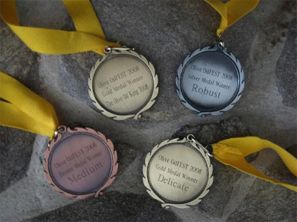 extra virgin olive oil award medals