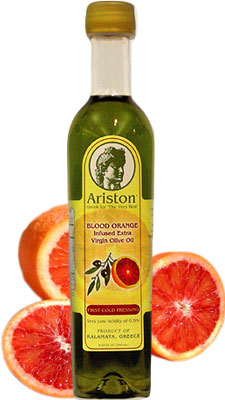 Ariston Extra Virgin Olive Oil INFUSED with Blood Orange 250ML - Click Image to Close