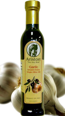 Ariston Extra Virgin Olive Oil INFUSED with Garlic 250ML